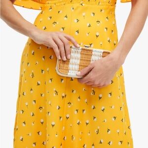 Kate Spade Kitt Wicker Clutch or Crossbody Bag